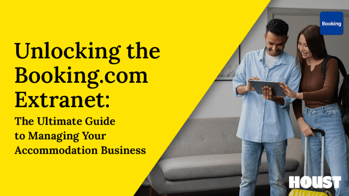 Booking extranet access for travel agents